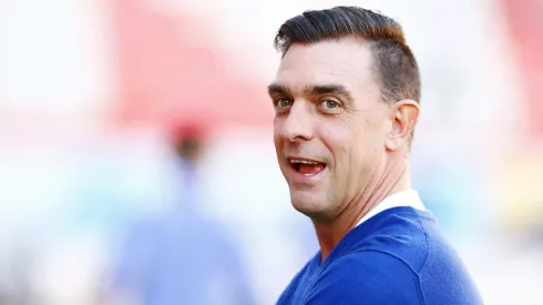 Pablo Guede terminó con una gran sonrisa tras la victoria de Argentinos Juniors.