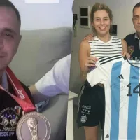 Ex pareja de Exequiel Palacios ya comenzó a vender su medalla y camisetas: “Una cuota menos”