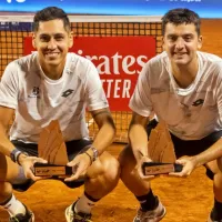 ¡Ahora a buscar el singles! Alejandro Tabilo es campeón junto a Tomás Barrios en el dobles del Chile Open