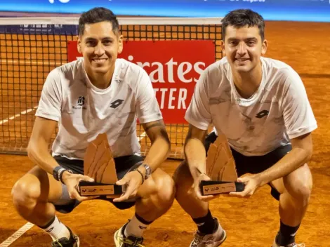 ¡Tabilo y Barrios campeones del dobles en el Chile Open!