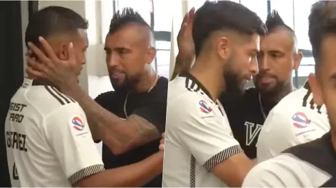 Vidal levantó a ambos formados en casa.