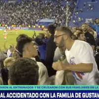 Familia de Gustavo Quinteros se agarra con hinchas de Vélez en el estadio