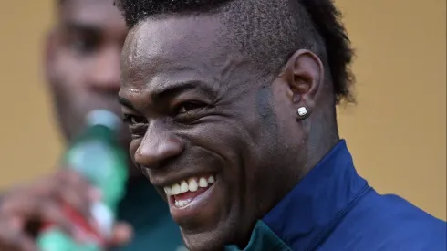 Un simpaticón Mario Balotelli. Un poco desubicado, eso sí.