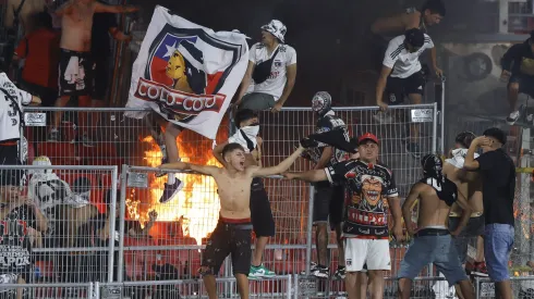 Hinchas de Colo Colo en el Nacional.