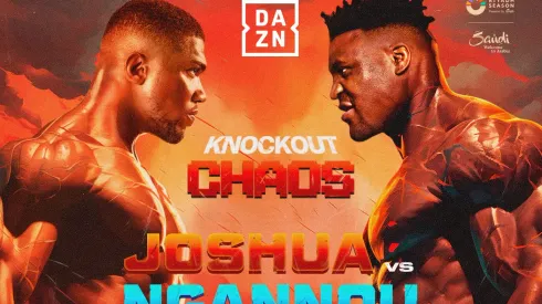 Anthony Joshua chocará este viernes 8 ante Francis Ngannou en un mega evento de boxeo.
