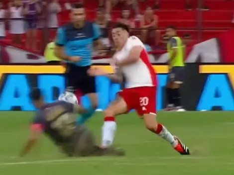 Echeverría se salva de la expulsión tras duro planchazo