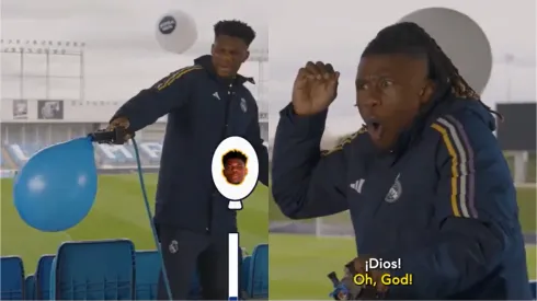 El Real Madrid juntó a sus dos volantes de la selección de Francia en una graciosa prueba de velocidad mental Merengue.