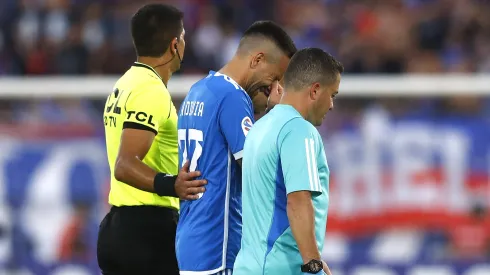 Matías Zaldivia no pudo continuar en el partido cuando el reloj marcaba 71'.