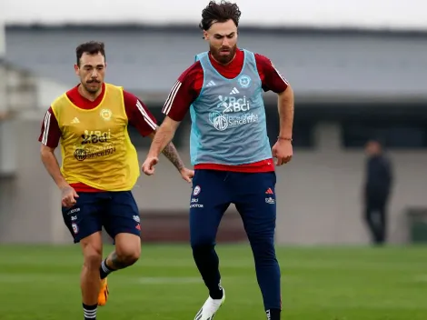 Ben Brereton fue parte del entrenamiento de la Roja
