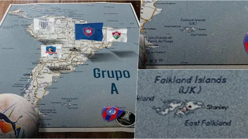 El polémico mapa que publicaron las redes sociales de Cerro Porteño.