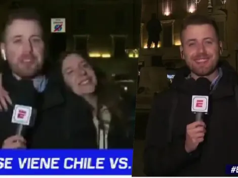 Incómodo momento de periodista de ESPN con dos italianas enfiestadas