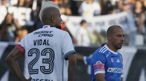 Arturo Vidal y Marcelo Díaz ya se enfrentaron en el Campeonato Nacional.
