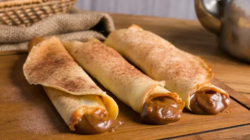 Panqueques con manjar