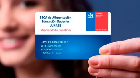 Tarjeta Junaeb Beca BAES