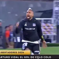 Desahogo total del King: El grito con el alma de Arturo Vidal en el gol de Cepeda a Cerro Porteño