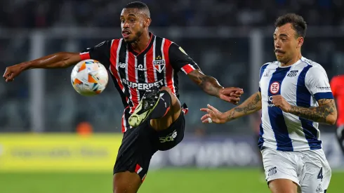 Matías Catalán se lució en la victoria de Talleres ante Sao Paulo.