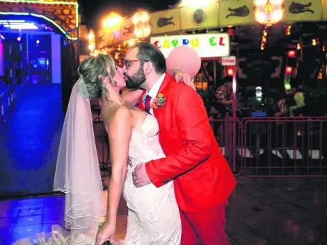 Las fotos del matrimonio de Nicolás Copano y Lady Ganga