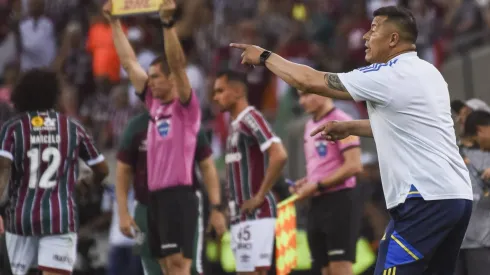 Jorge Almirón enfrentó a Fluminense en la final de la Copa Libertadores 2023.