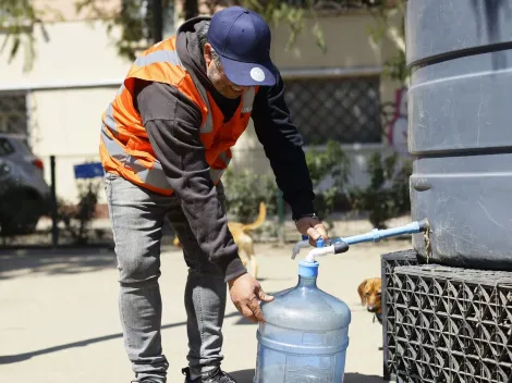 Anuncian corte de agua para dos comunas de Santiago