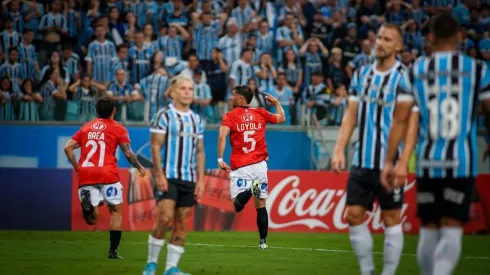 El gol de Loyola sorprendió a todo Gremio.