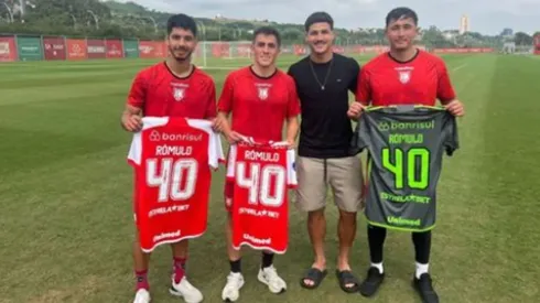 Rómulo Zanre visitó a tres compañeros que tuvo en el fútbol chileno.