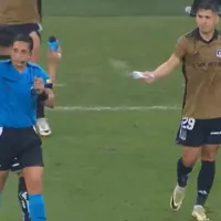 ¿Representando a hinchas? Guillermo Paiva le tira agua al árbitro tras anular gol a Colo Colo
