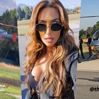 Informan que helicóptero con Pamela Díaz debió realizar un aterrizaje forzoso
