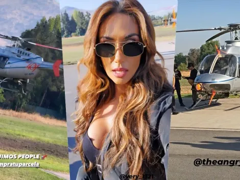 Helicóptero con Pamela Díaz aterriza forzadamente