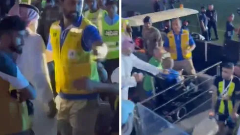 Fanático que agredió a jugador con latigazos fue detenido.