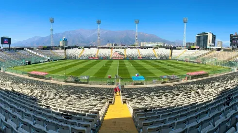 Colo Colo realizó mejoras importantes a la cancha del Monumental.