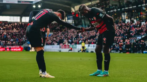 Darío Osorio anotó un golazo y le regaló un pase-gol a su socio Franculino Djú.