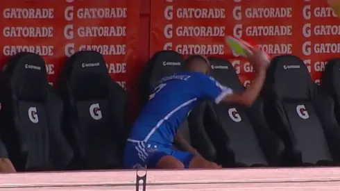 Leandro Fernández quedó ofuscado tras salir del duelo que la U igualó ante Coquimbo Unido.