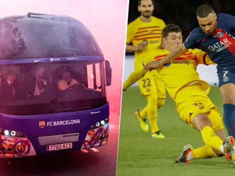 Hinchas del Barcelona agreden bus de su equipo: lo confundieron con PSG