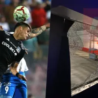 Pánico en Santa Laura: barra de Católica apedrea bus de Colo Colo a la salida del estadio
