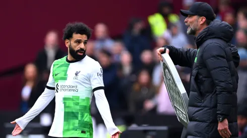 Mohamed Salah tuvo un encontrón tenso con Jürgen Klopp.