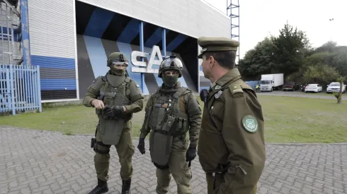Carabineros inspecciona el estadio CAP tras el aviso de bomba