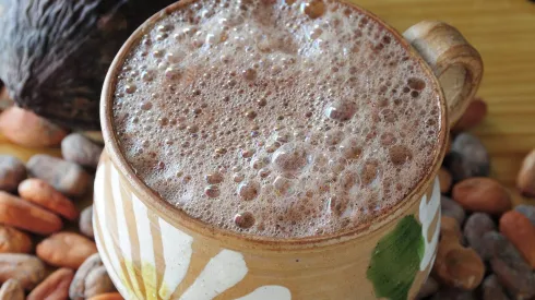 Receta de chocolate caliente.