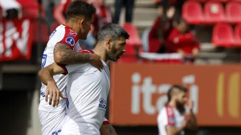 El festejo de Gigliotti ante Ñublense tuvo más rabia que alegría.