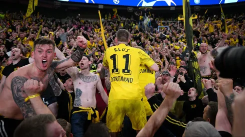 Marco Reus celebrando el paso a la final en París.