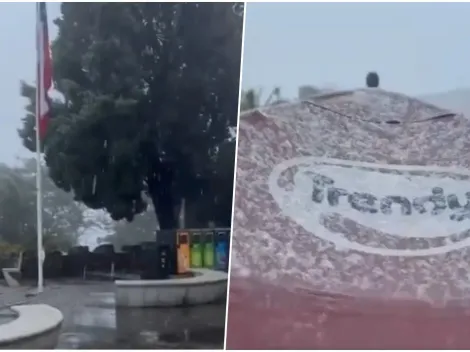 Nieve en Cerro San Cristóbal: Las fotos que dejó la nevazón