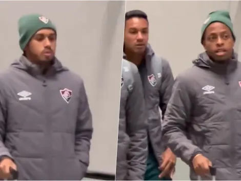 Fluminense llega a Chile muerto de frio tras las fuertes lluvias