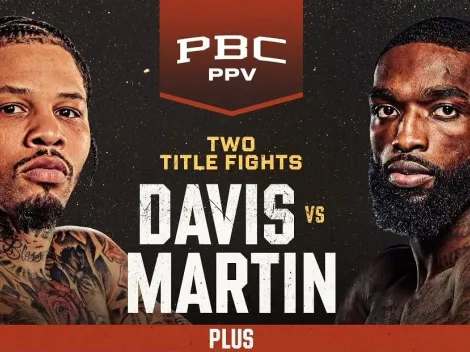 ¿Cuándo pelea Gervonta Davis vs Frank Martin?