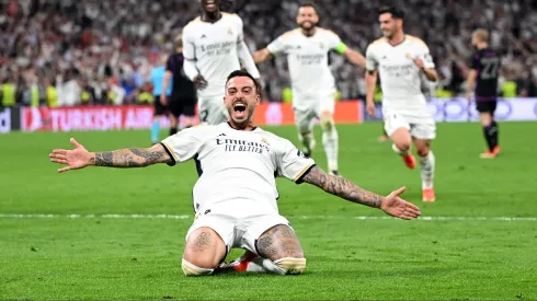 Joselu le anotó un doblete al Bayern Múnich.