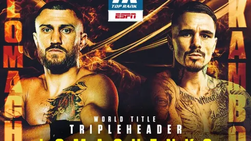 Lomachenko y Kambosos buscarán volver a la cima de la división ligero.
