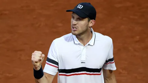 Nicolás Jarry es pura alegría en Roma.