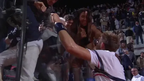 Jarry celebró con su piño familiar el pasaje a la final