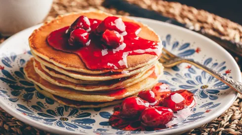 Receta de hot cakes.