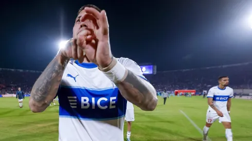 Uno de los tantos gestos de Nico Castillo tras el Clásico Universitario.