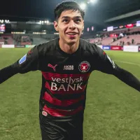 Un Darío Osorio feliz para mejorar tu domingo: el chileno festeja el campeonato del Midtjylland
