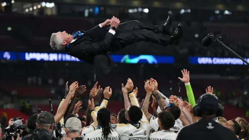 Los jugadores le expresaron su agradecimiento a Ancelotti a su propia manera.